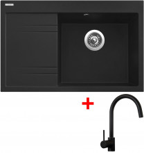 Sinks RIM 780 P Metalblack + Vitali...